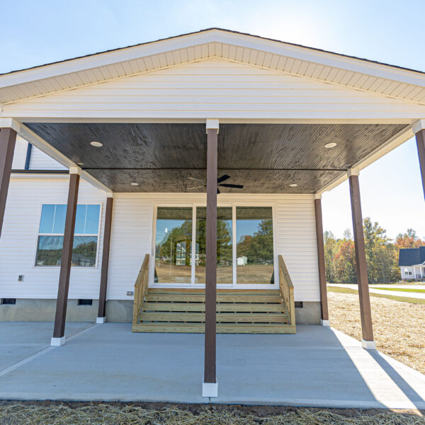 Winslow Custom Homes Back Porch Patio Area