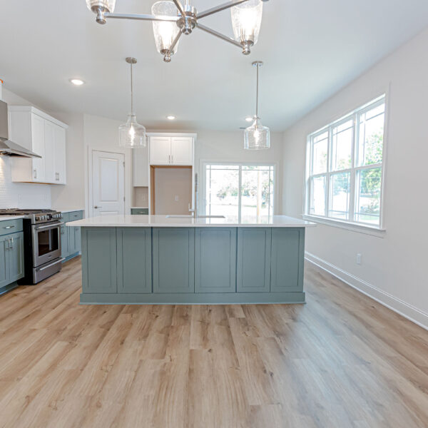 Winslow Custom Homes Kitchen with Blue Island