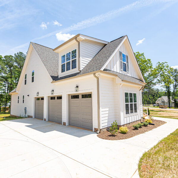 Winslow Custom Homes Exterior Three Car Garage