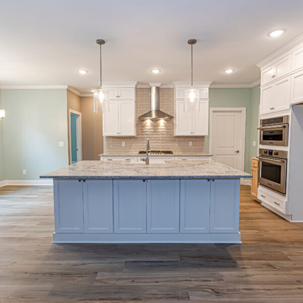 Winslow Custom Homes Kitchen with large island