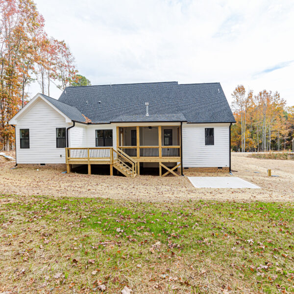 Winslow Custom Homes Screened In Porch with Deck