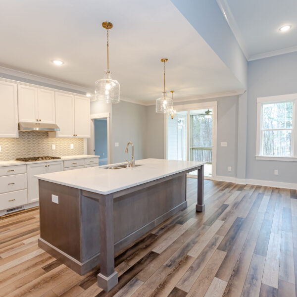 Winslow Custom Homes Kitchen with wood flooring