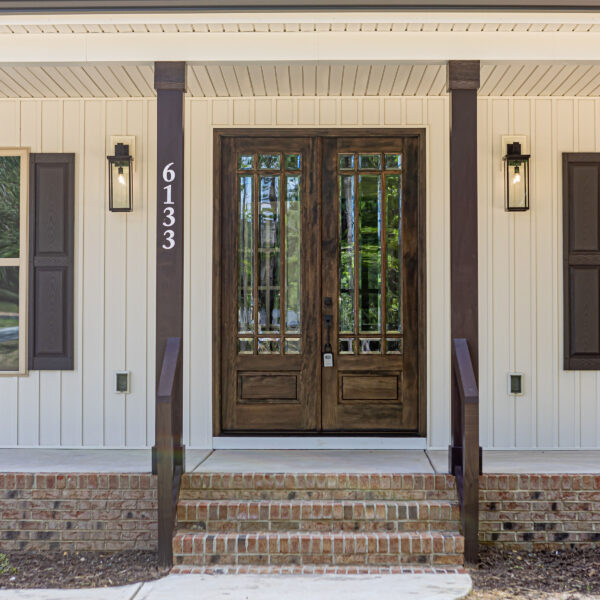 Winslow Custom Homes Exterior Double Doors