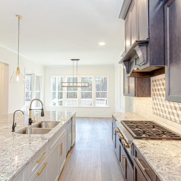 Winslow Custom Homes Dark Oak Kitchen