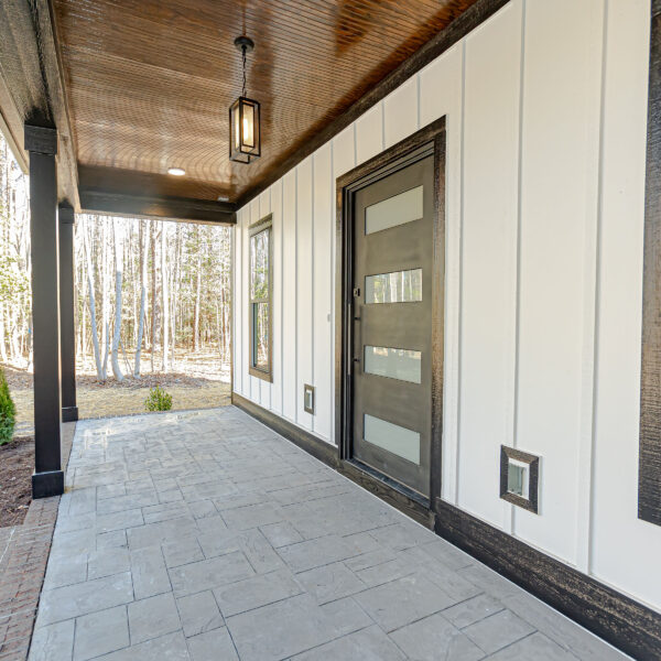 Winslow Custom Homes Mid Century Modern Front Porch