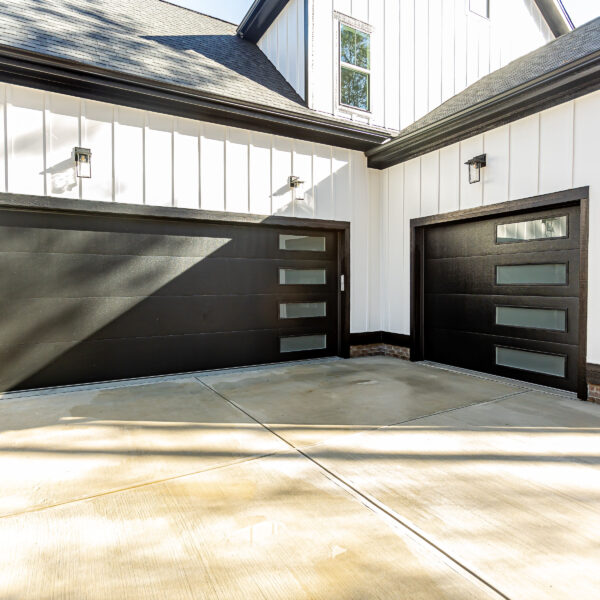 Winslow Custom Homes Exterior MCM Garage Doors