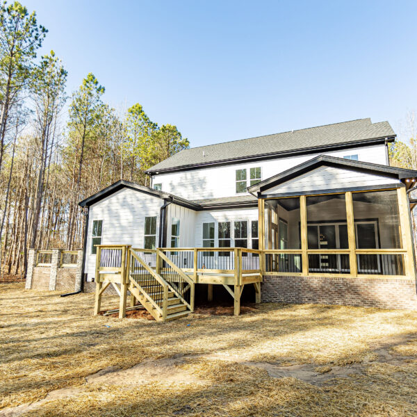 Winslow Custom Homes Back Porch Outdoor Space