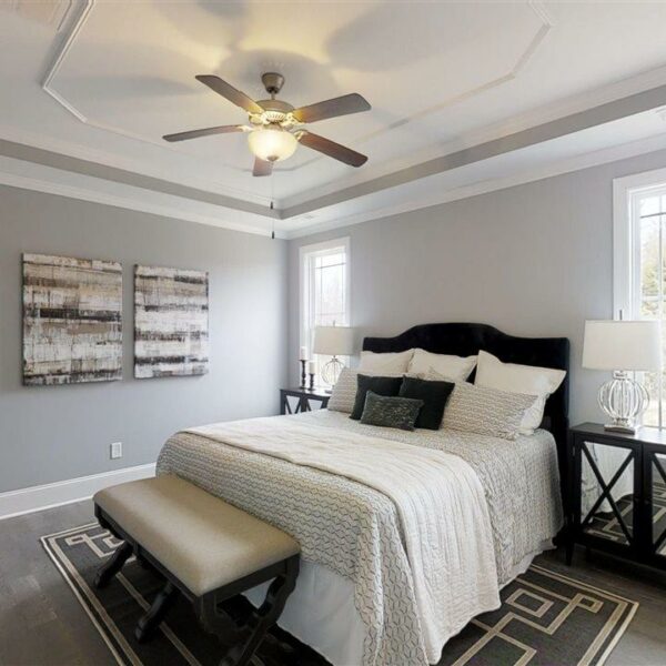 Winslow Custom Homes Master Bedroom Trey Ceiling