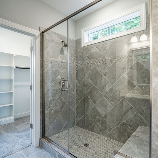 Custom Home Builder Master Bathroom Unique Tile