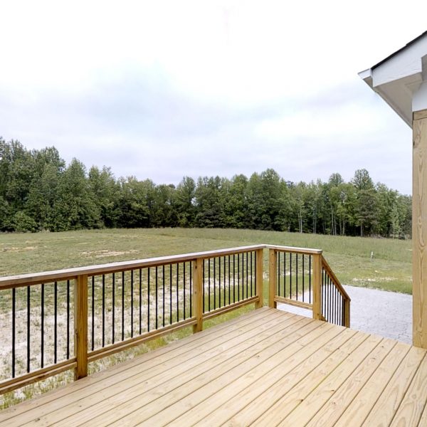 Winslow Custom Homes Back Deck with view of yard