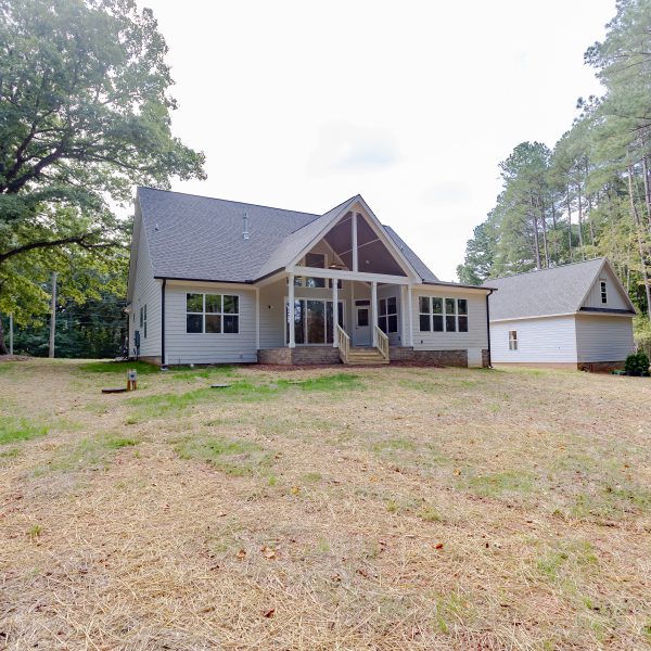 Winslow Custom Homes Backyard with deck