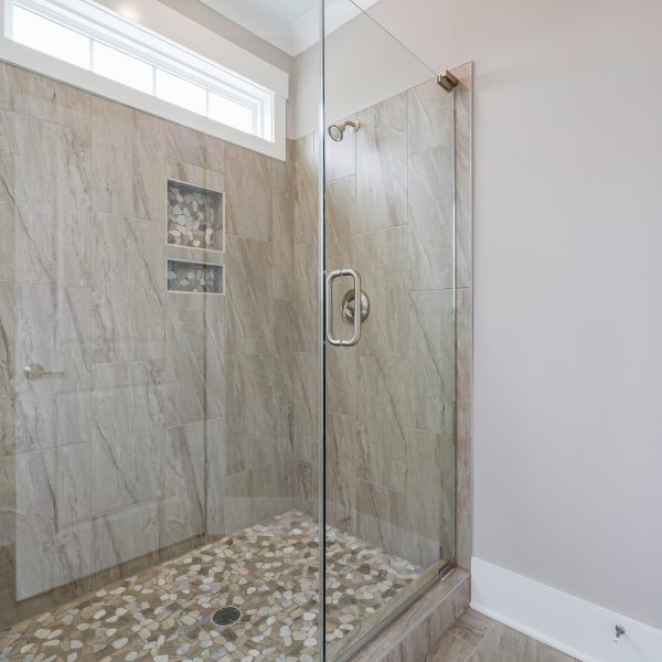 Custom Home Builder Bathroom Frameless Shower